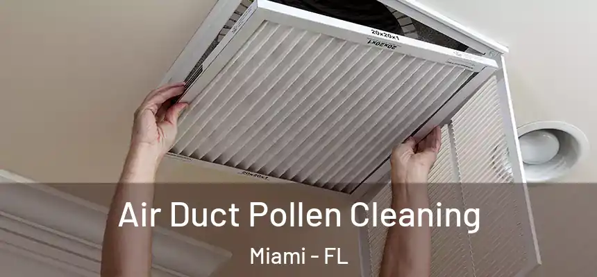 Air Duct Pollen Cleaning Miami - FL